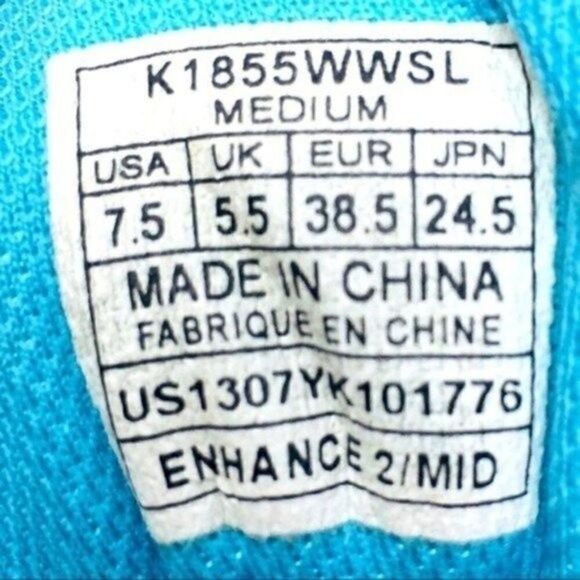 Ryka Enhance 2 gray silver and blue lace up sneakers 7.5 BoxC vintage style - Picture 8 of 9